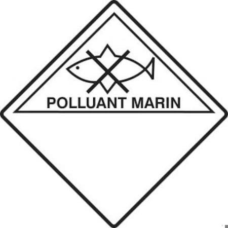 Accuform TDG PLACARD MARINE POLLUTANT TCP977CT100 TCP977CT100